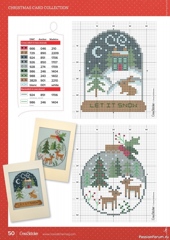 Коллекция вышивки в журнале «CrossStitcher №389 2022»