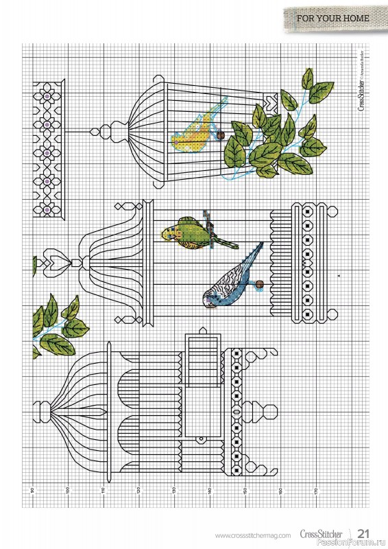 Коллекция вышивки в журнале «CrossStitcher №412 2024»