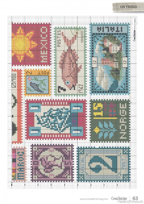 Коллекция вышивки в журнале «CrossStitcher №421 2025»