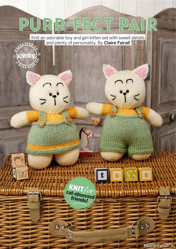 Вязаные проекты крючком в журнале «Simply Knitting №266 2025»