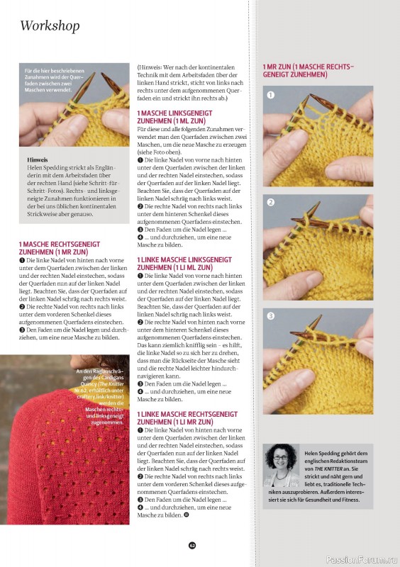 Вязаные проекты спицами в журнале «The Knitter Germany №74 2025»