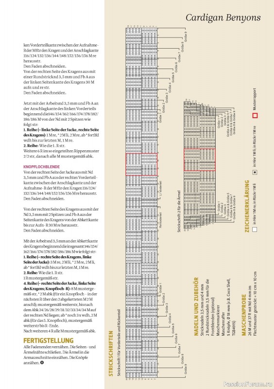 Вязаные проекты спицами в журнале «The Knitter Germany №74 2025»