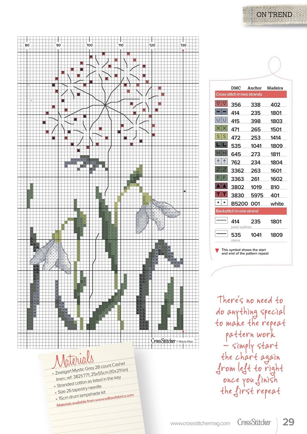 Схемы вышивки крестом в журнале "CrossStitcher" №378 2022