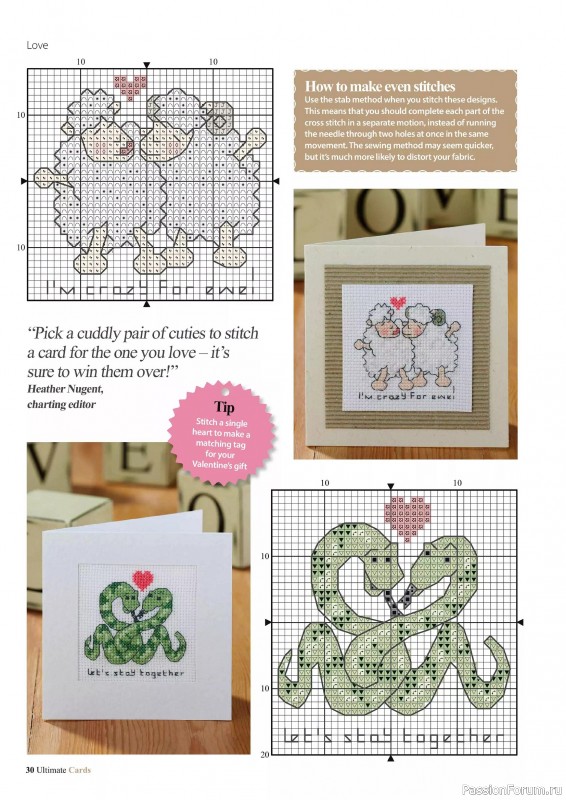 Коллекция вышивки в журнале «Ultimate CrossStitch Cards №58 2025»