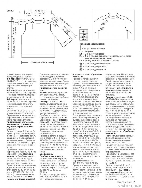 Вязаные модели для всей семьи в журнале "Creazion №1 2022"