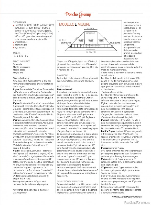 Вязаные модели в журнале «Più Maglia Speciale Accessori №11 2024»