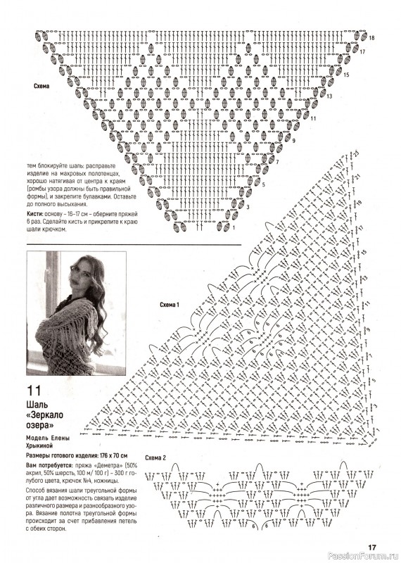 Вязаные модели в журнале «Вяжем крючком №1 2025»