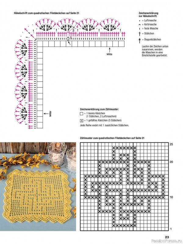 Вязаные проекты крючком в журнале «Filethakeln leicht gemacht №1 2024»