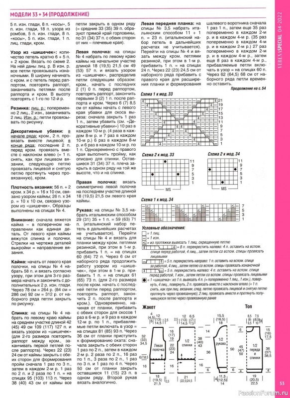 Вязаные модели в журнале «Модное вязание №4 2022»