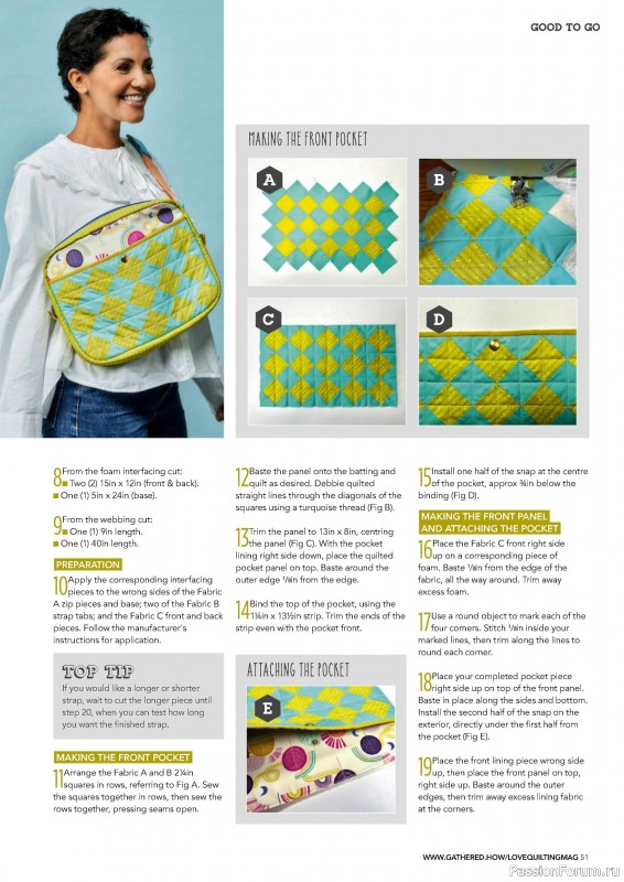 Коллекция проектов для рукодельниц в журнале «Love Patchwork & Quilting №145 2024»
