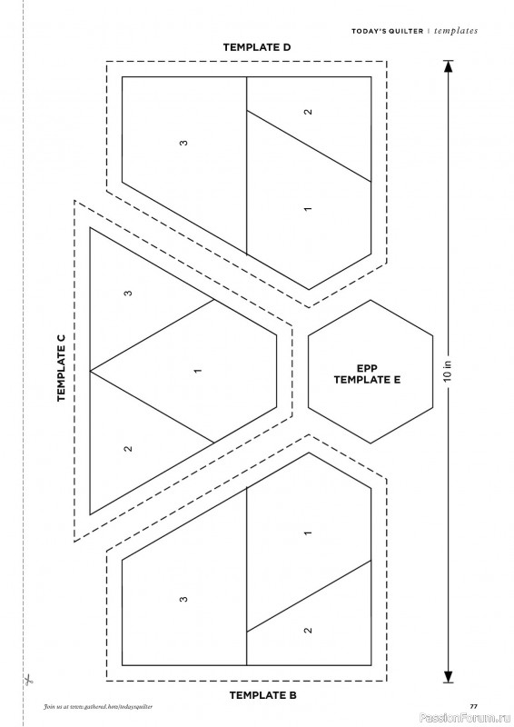 Коллекция проектов для рукодельниц в журнале «Today's Quilter №123 2025»