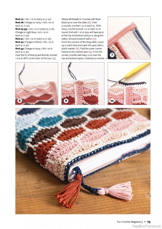 Вязаные модели крючком в журнале «Fun Crochet Magazine №5 2022»