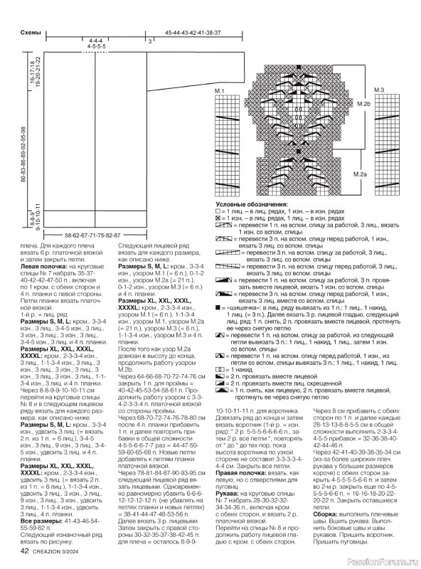 Вязаные модели в журнале «Creazion №3 2024»