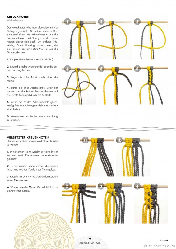 Коллекция проектов для рукодельниц в журнале «Hakeln Sonderheft - Makramee №3 2024»