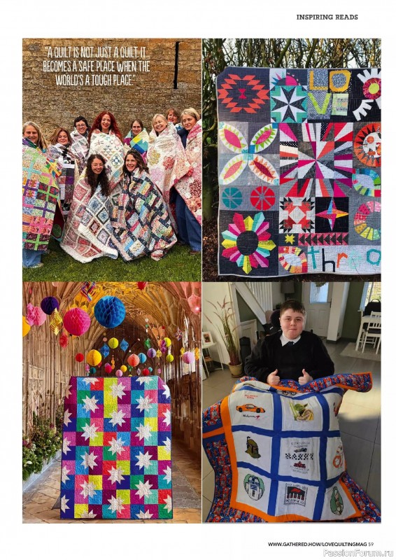 Коллекция проектов для рукодельниц в журнале «Love Patchwork & Quilting №150 2025»