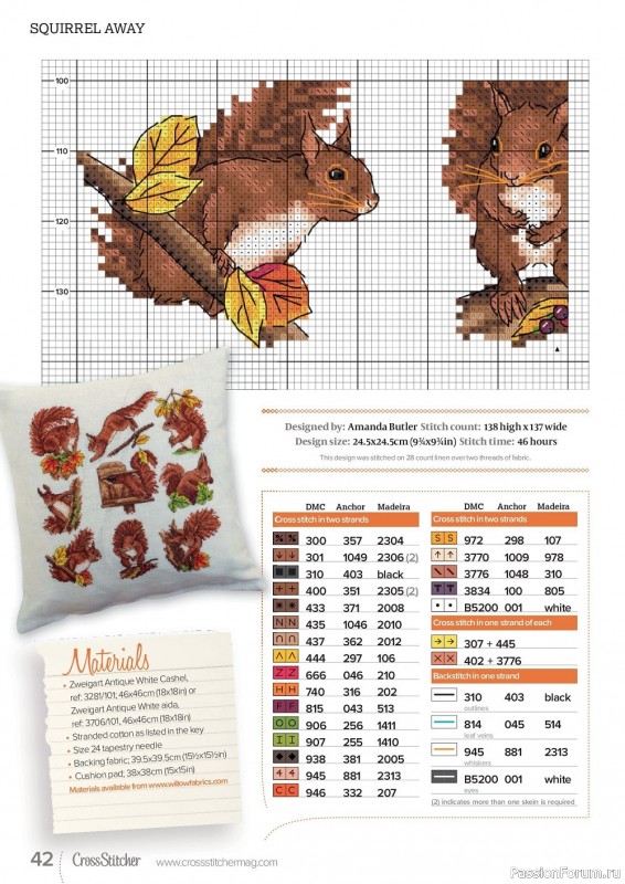 Коллекция вышивки в журнале «CrossStitcher №388 2022»