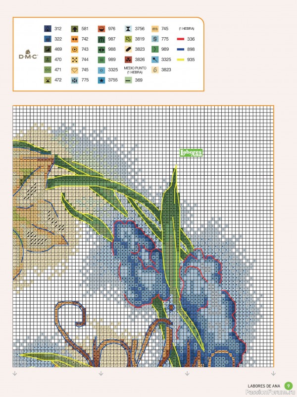 Коллекция вышивки в журнале «Labores de Ana №290 2024»