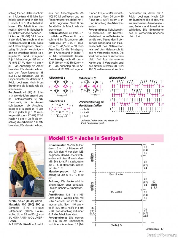 Вязаные модели в журнале «Maschentrends №1 2025»