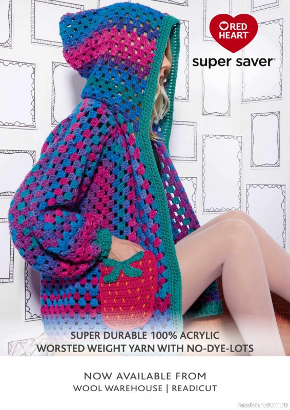 Вязаные проекты крючком в журнале «Simply Crochet №150 2024»