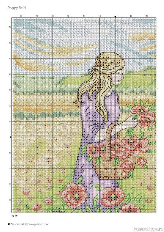 Коллекция вышивки в журнале «Cross Stitch Gold - Scenery Collection 2022»