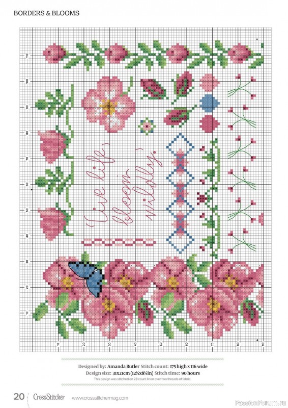 Коллекция вышивки в журнале «CrossStitcher №396 2023»