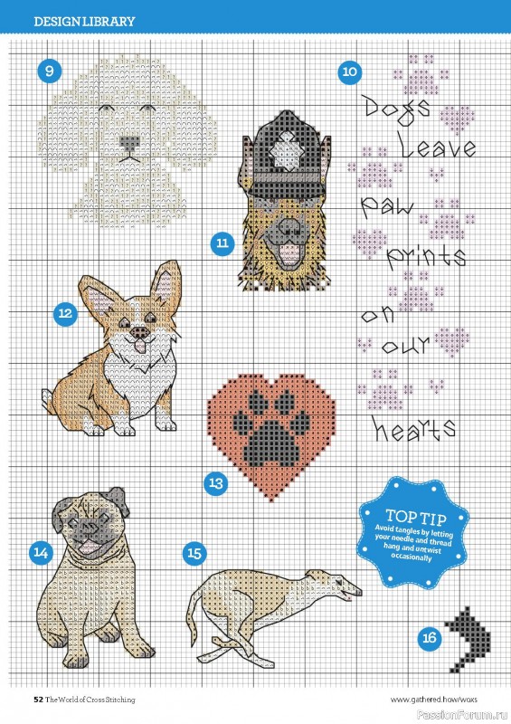 Коллекция вышивки в журнале «The World of Cross Stitching №330 2023»