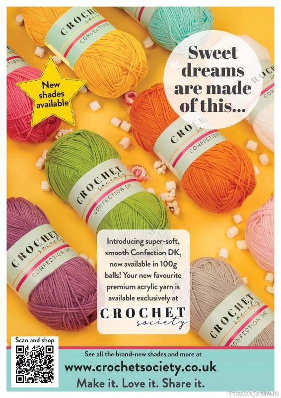 Вязаные проекты крючком в журнале «Crochet Now №122 2025»