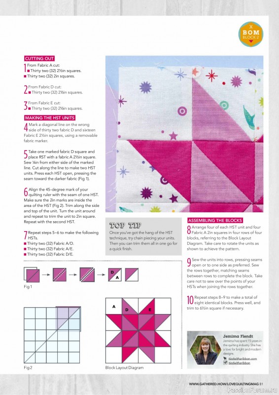 Коллекция проектов для рукодельниц в журнале «Love Patchwork & Quilting №145 2024»