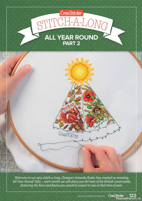 Коллекция вышивки в журнале «CrossStitcher №414 2024»