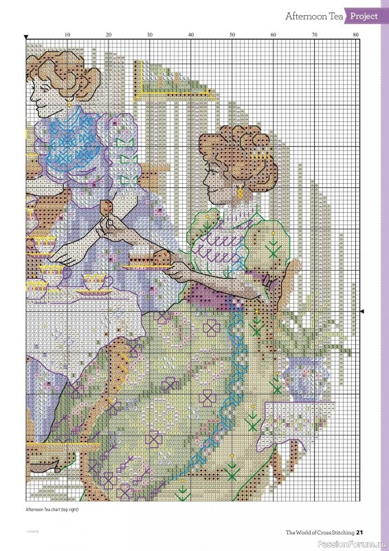 Коллекция вышивки в журнале «The World of Cross Stitching 342 2024»