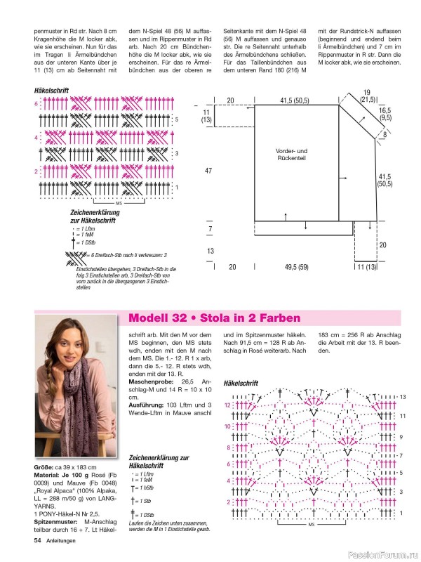 Вязаные модели в журнале «Maschentrends №3 2024»