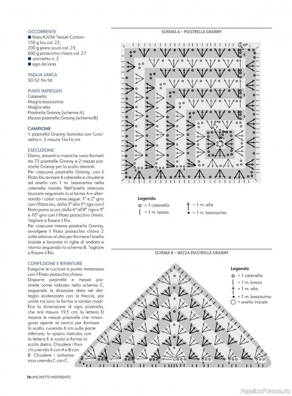 Вязаные проекты крючком в журнале «Uncinetto Indossato №5 2024»