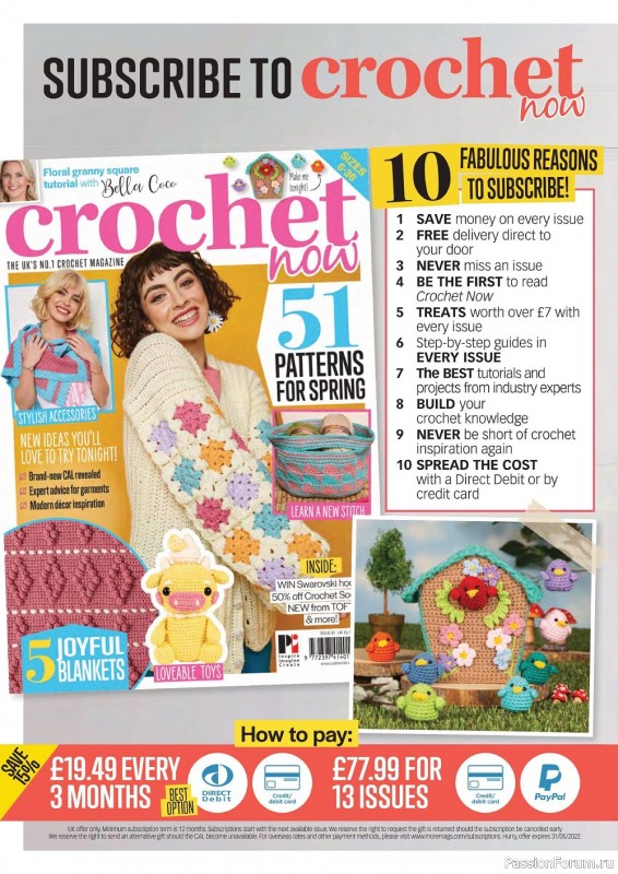 Вязаные проекты в журнале «Crochet Now №81 2022»