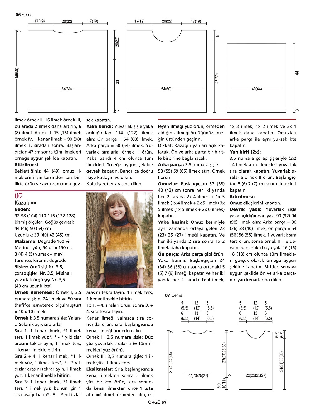 Трикотаж для женщин в журнале "Buгda Orgu" №3 2021