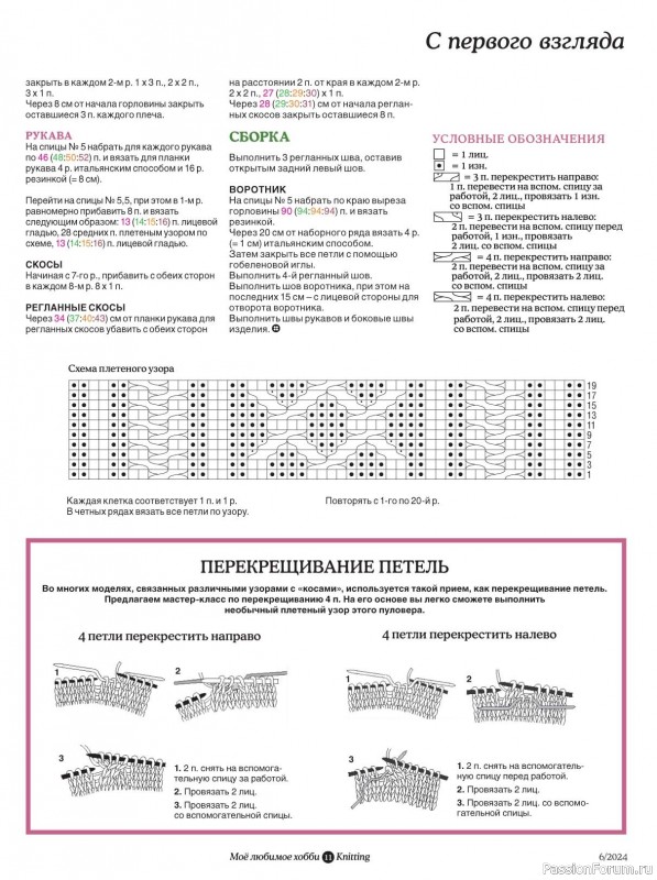 Вязаные модели в журнале «Knitting. Вязание №6 2024»