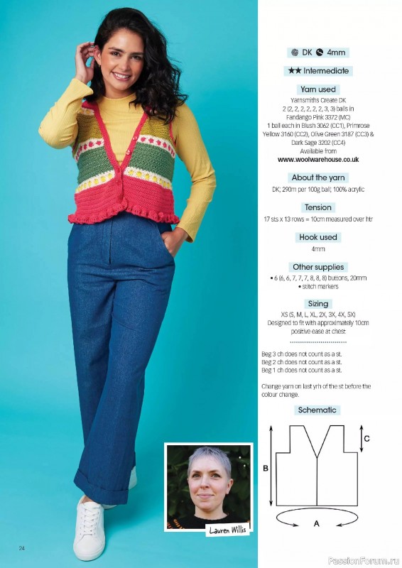 Вязаные проекты крючком в журнале «Crochet Now №122 2025»