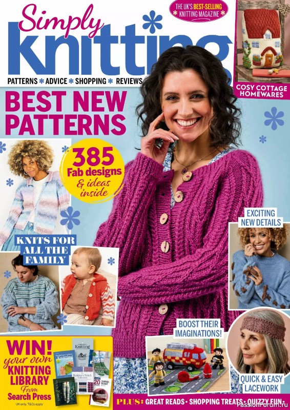 Вязаные проекты крючком в журнале «Simply Knitting №263 2025»