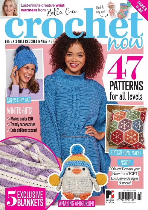 Вязаные модели крючком в журнале «Crochet Now №89 2022»