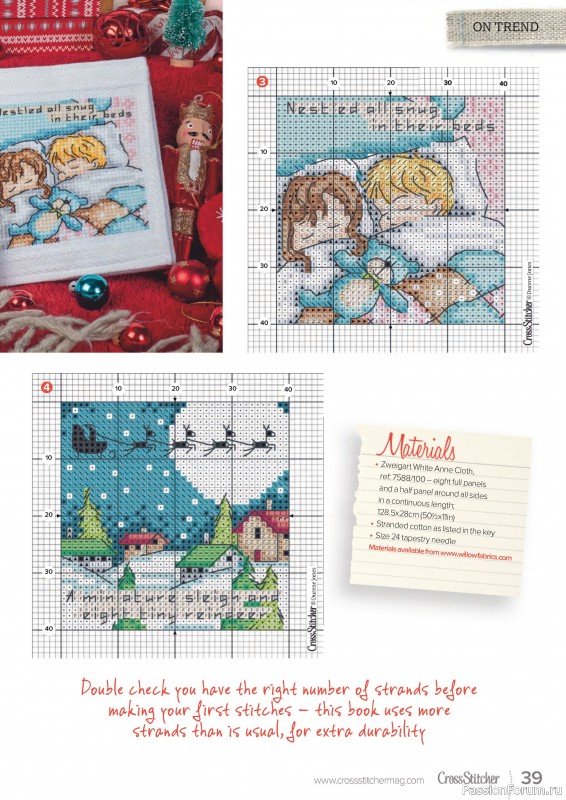 Коллекция вышивки в журнале «CrossStitcher №417 2024»