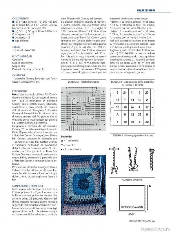 Вязаные проекты крючком в журнале «Uncinetto Indossato №5 2024»