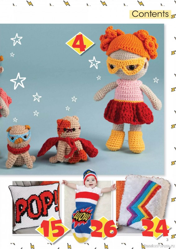 Вязаные проекты крючком в журнале «Crochet Now №122 2025»