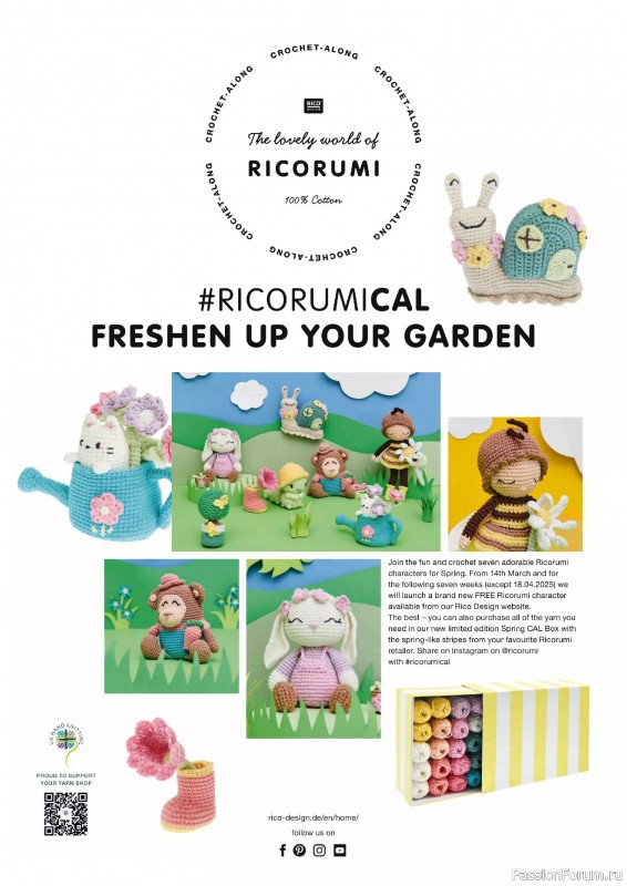 Вязаные проекты крючком в журнале «Simply Crochet №161 2025»