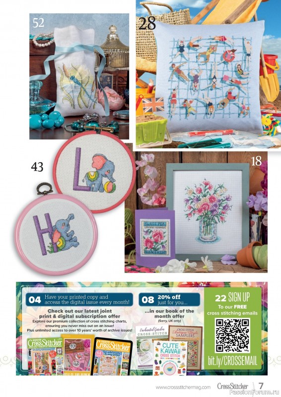 Коллекция вышивки в журнале «CrossStitcher №410 2024»