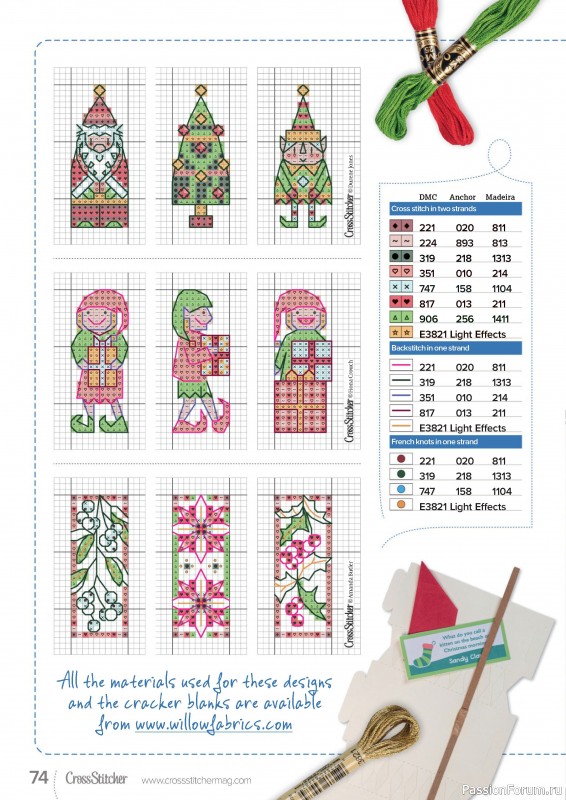 Коллекция вышивки в журнале «CrossStitcher №415 2024»