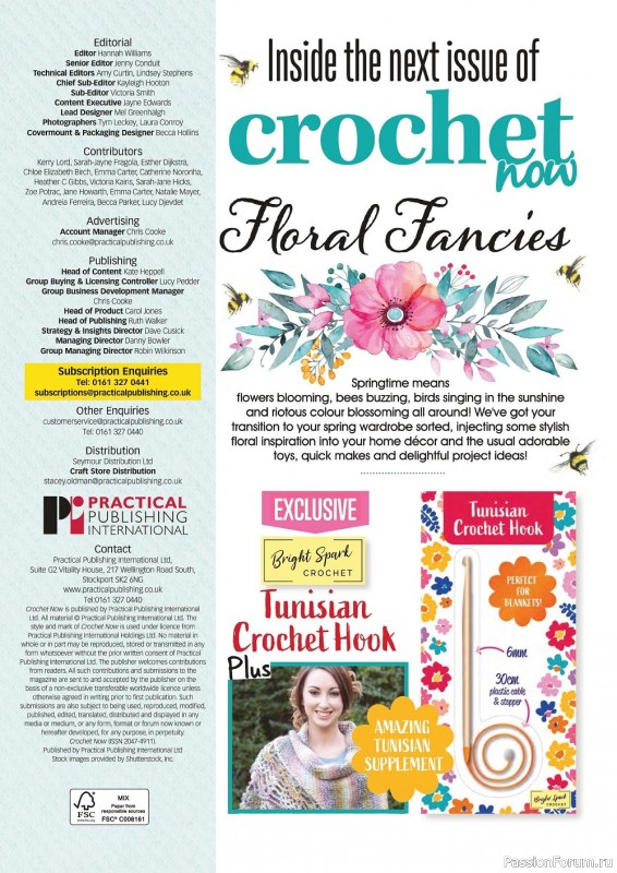 Вязаные модели крючком в журнале «Crochet Now №79 2022»