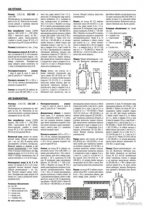 Вязаные модели в журнале «Verena №4 2015»