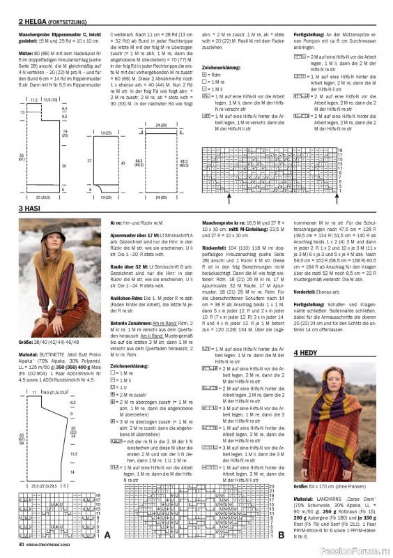 Вязаные модели в журнале «Verena Stricktrends №3 2023»