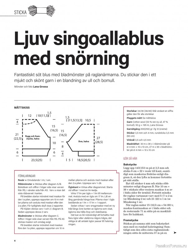 Вязаные проекты в журнале журнале «Stickat & Sant №4 2023»