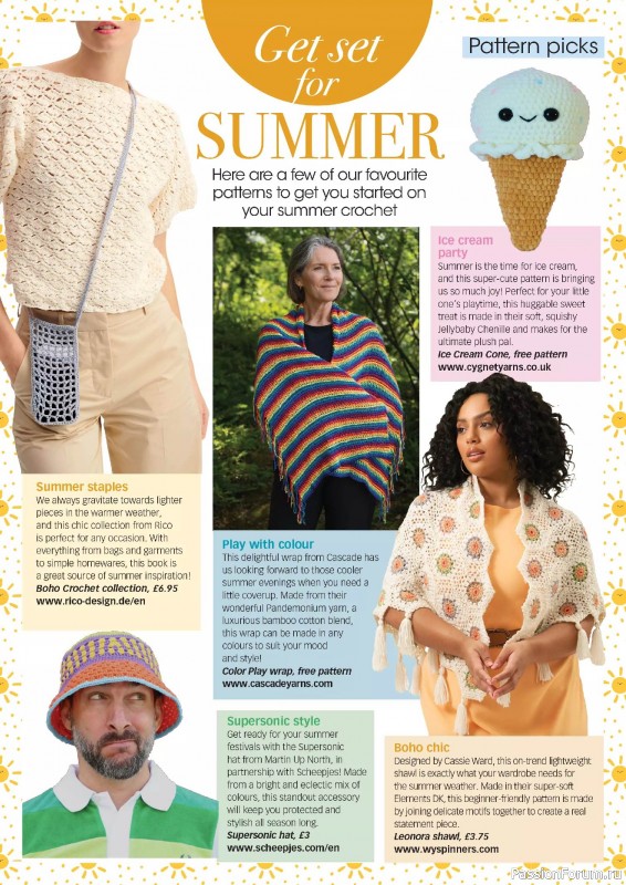 Вязаные проекты крючком в журнале «Crochet Now №122 2025»