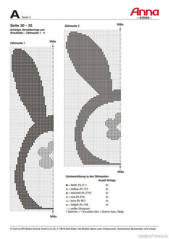 Коллекция проектов для рукодельниц в журнале «Anna №4 2024 Germany»